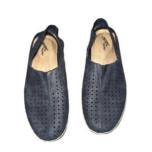 East Street Comfy Slip On Shoes Slingback Navy blue Size 7.5 Wide